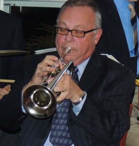 Jeff Stout on trumpet
