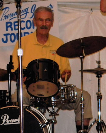 Bob on drums